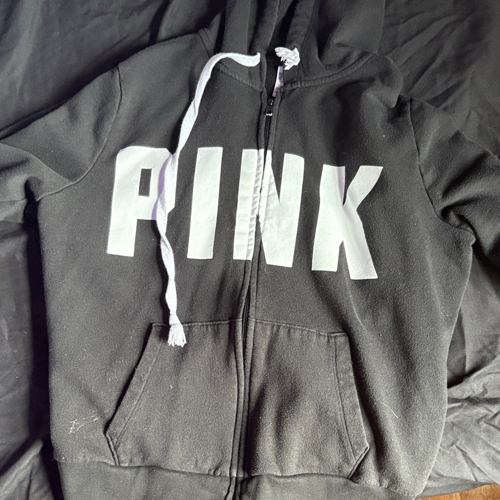 PINK Victoria's Secret Charcoal Hoodie